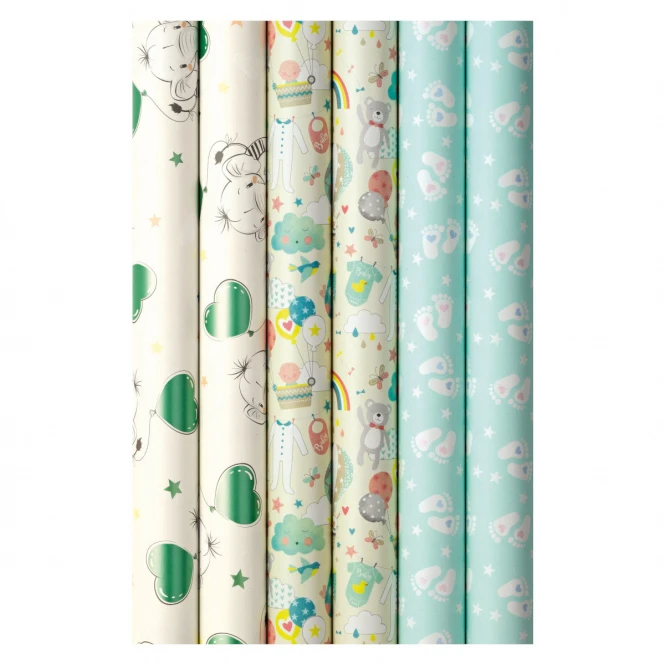 Zöllner-Wiethoff Geschenkpapier - Baby - Ca. 200 X 70 Cm - 1 Rolle 1 Zöllner-Wiethoff Geschenkpapier - Baby - Ca. 200 X 70 Cm - 1 Rolle