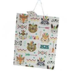 MICA Living Geschenktasche Tiere - Ca. 26 X 12,5 X 32 Cm