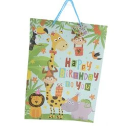 MICA Living Geschenktasche Dschungeltiere - Ca. 33 X 10 X 45,5 Cm