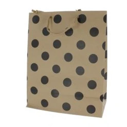 MICA Living Geschenktasche Punkte - Ca. 26 X 12,5 X 32 Cm