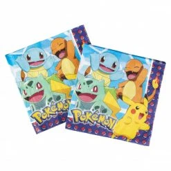 AMSCAN Pokémon - 16 Servietten - Ca. 33 X 33 Cm