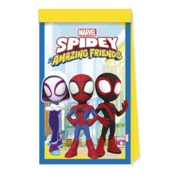 Procos Spidey Und Seine Superfreunde - Partytüten- Papier - 4 Stück