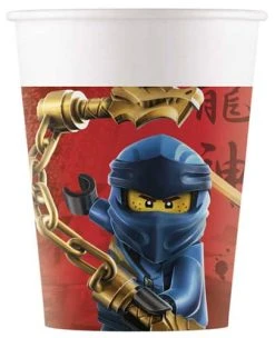 Procos Lego Ninjago - 8 Partybecher - Ca. 200 Ml