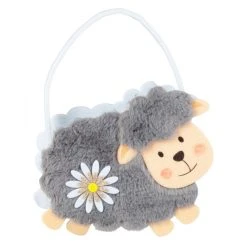 MICA Living Geschenktasche - Schaf - Aus Filz - Ca. 20,5 X 8 X 18/26 Cm