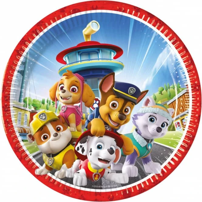 Procos Paw Patrol - 8 Partyteller - Ø Ca. 23 Cm 1 Procos Paw Patrol - 8 Partyteller - Ø Ca. 23 Cm