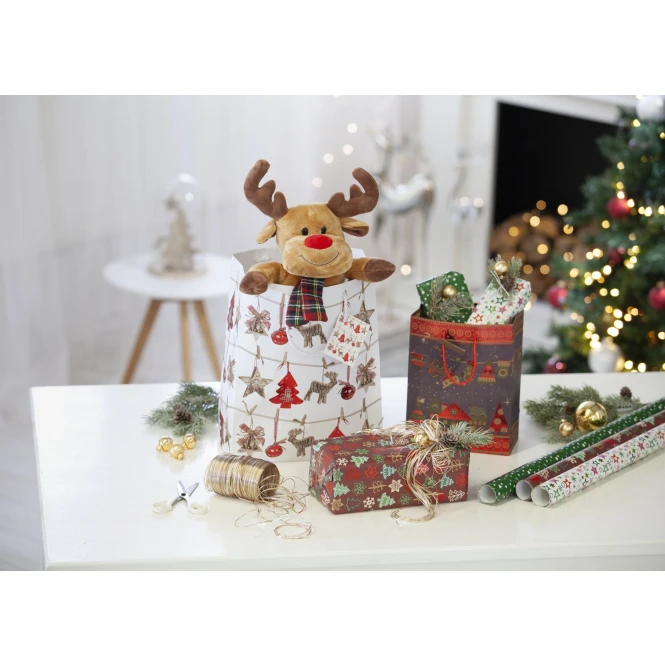 MICA Living Geschenktasche - Girlande - Ca. 26 X 32,5 X 12,5 Cm 2 MICA Living Geschenktasche - Girlande - Ca. 26 X 32,5 X 12,5 Cm – Bild 2