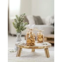 Folia Bringmann 10 Zellglasbeutel Weihnachtsdruck, 145x235mm, Folia